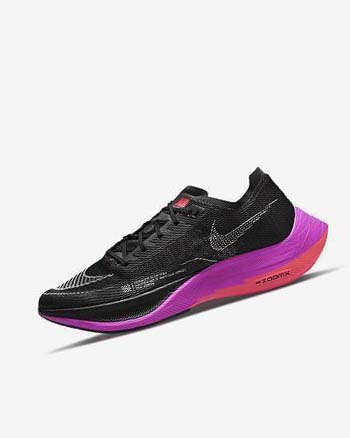 Nike ZoomX Vaporfly Next% 2 Negros Morados Rojos | MX 2584